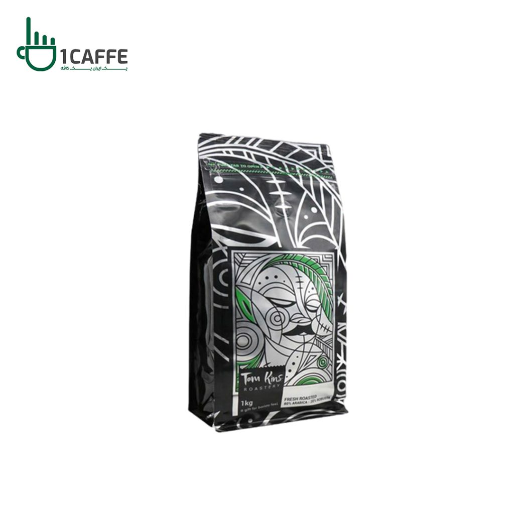 خرید دانه قهوه 80% عربیکا تام کینز